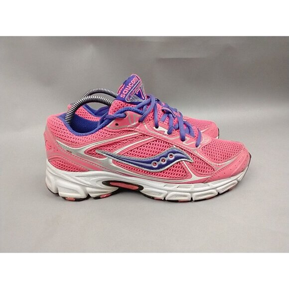 Saucony Cohesion 7 Pink Purple Running Shoes Womens Size 8.5 Sneakers - Picture 9 of 10